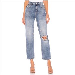 FREE PEOPLE Dakota Straight Leg Jean Sz 28